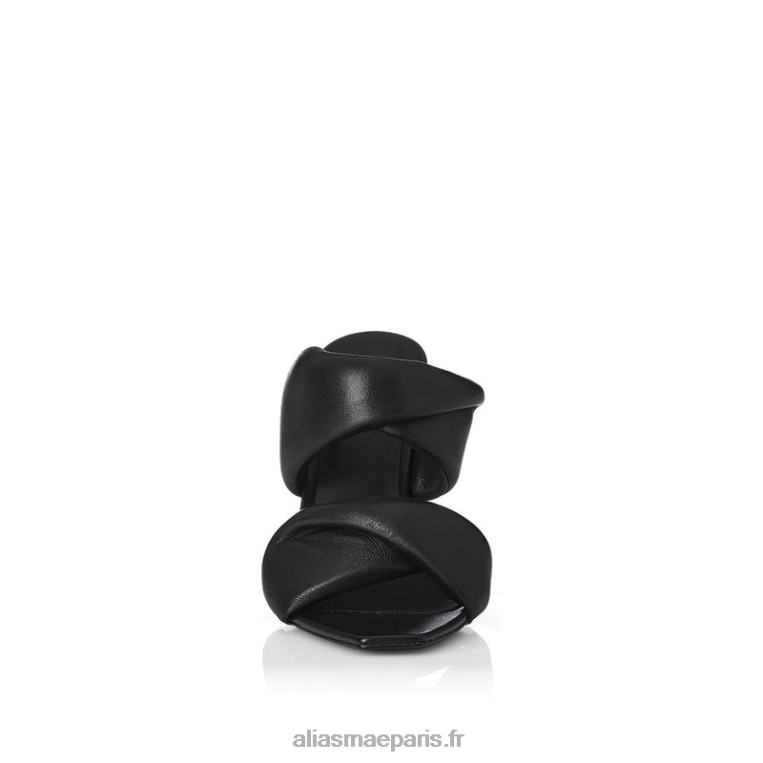 Cuir noir issy Alias Mae RRXNT132