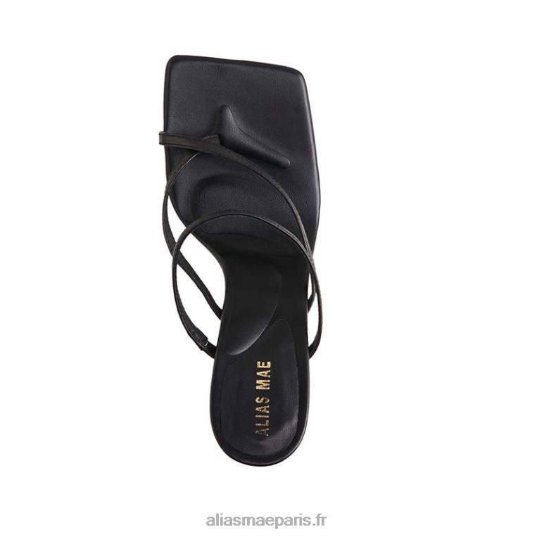 Cuir noir léia Alias Mae RRXNT10