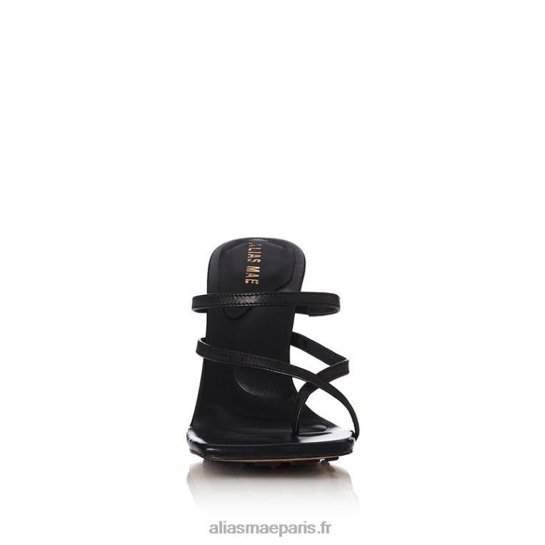 Cuir noir léia Alias Mae RRXNT10