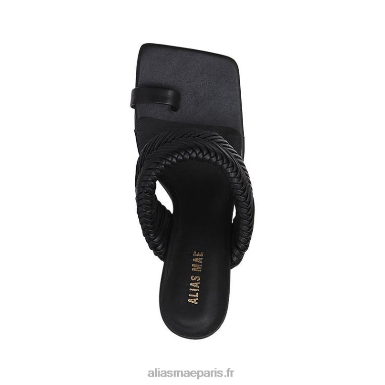 Cuir noir lewie Alias Mae RRXNT58