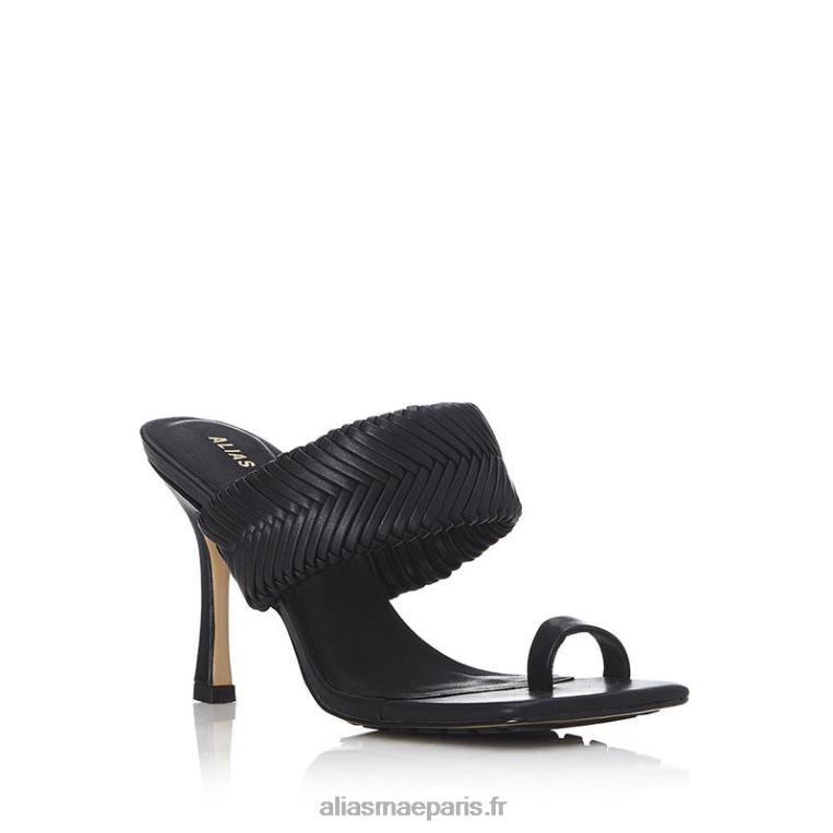 Cuir noir lewie Alias Mae RRXNT58