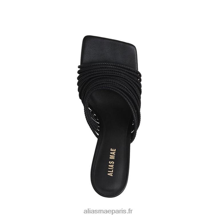 Cuir noir lex Alias Mae RRXNT95