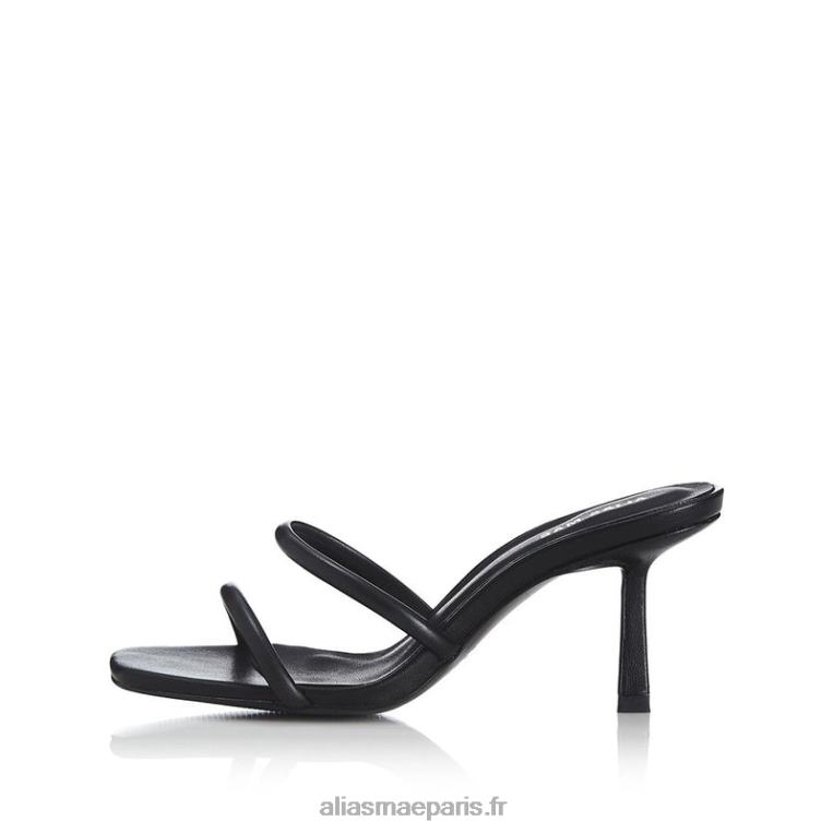 Cuir noir lilian Alias Mae RRXNT90