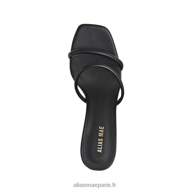Cuir noir lilian Alias Mae RRXNT90