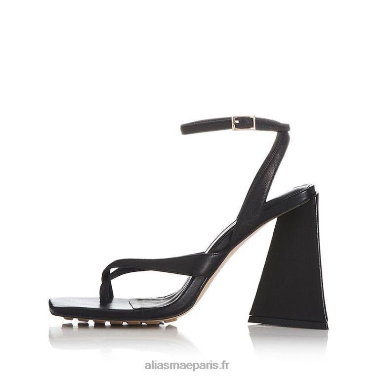 Cuir noir rivière Alias Mae RRXNT83