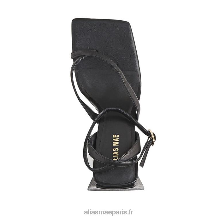 Cuir noir rivière Alias Mae RRXNT83