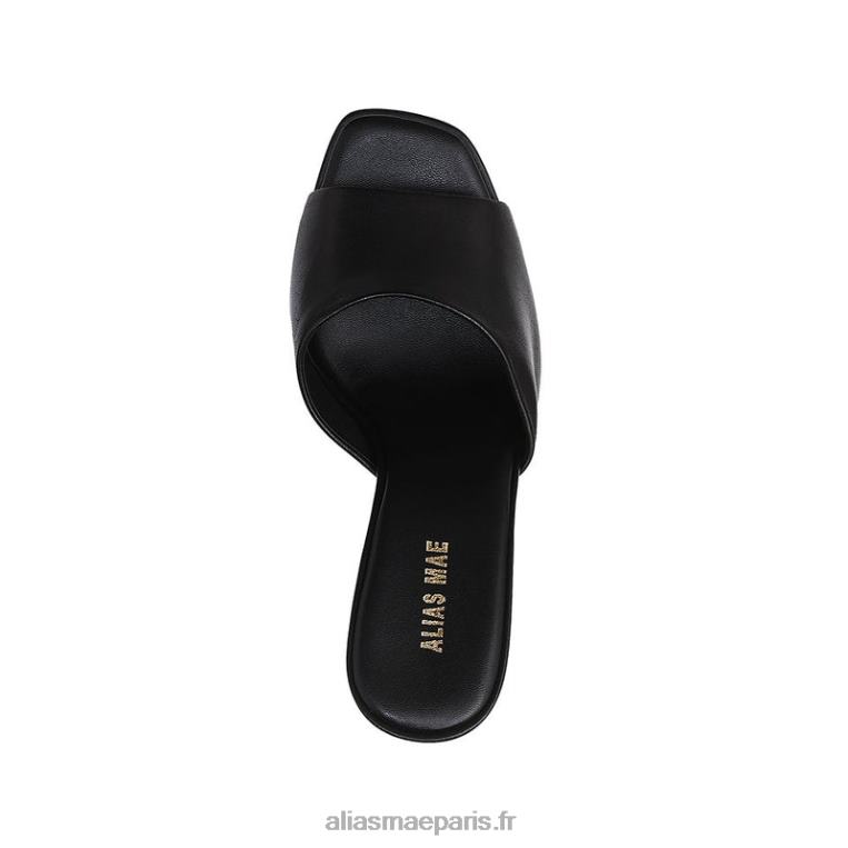 Cuir noir siani Alias Mae RRXNT78