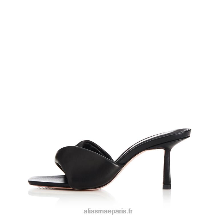 Cuir noir vivre Alias Mae RRXNT123