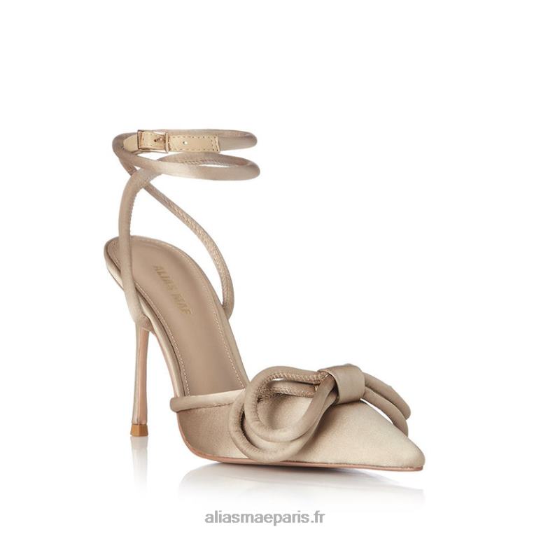 champagne satiné noeud papillon Alias Mae RRXNT67