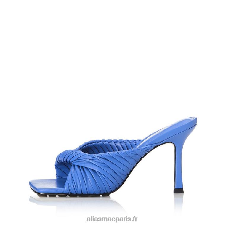 cuir bleu vif lew Alias Mae RRXNT46