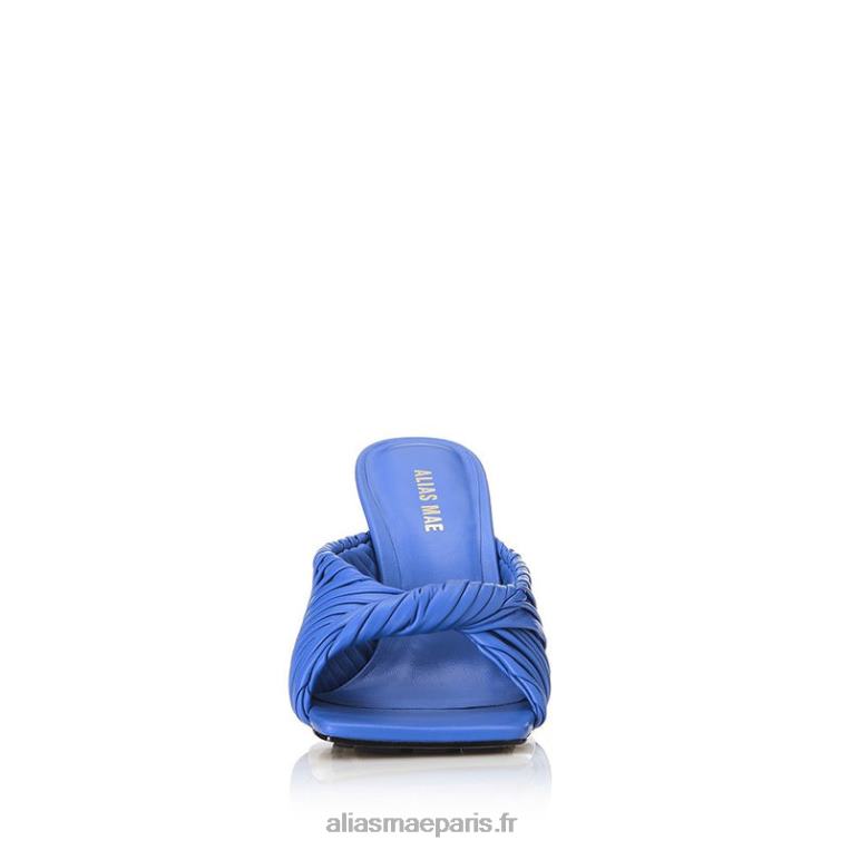 cuir bleu vif lew Alias Mae RRXNT46