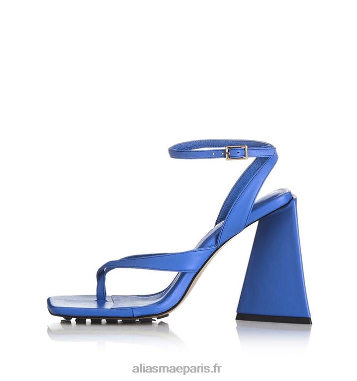 cuir bleu vif rivière Alias Mae RRXNT84