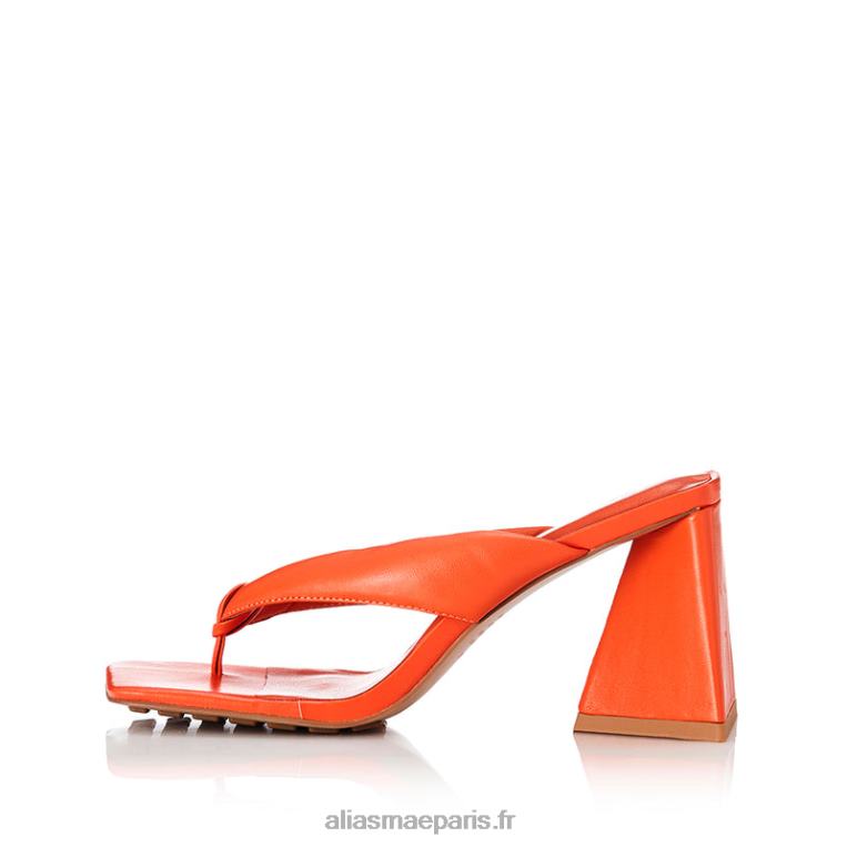 cuir orange ringo Alias Mae RRXNT27