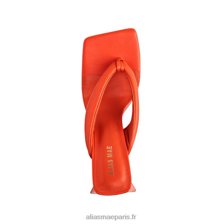 cuir orange ringo Alias Mae RRXNT27