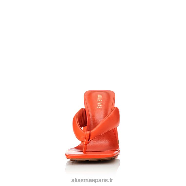 cuir orange ringo Alias Mae RRXNT27