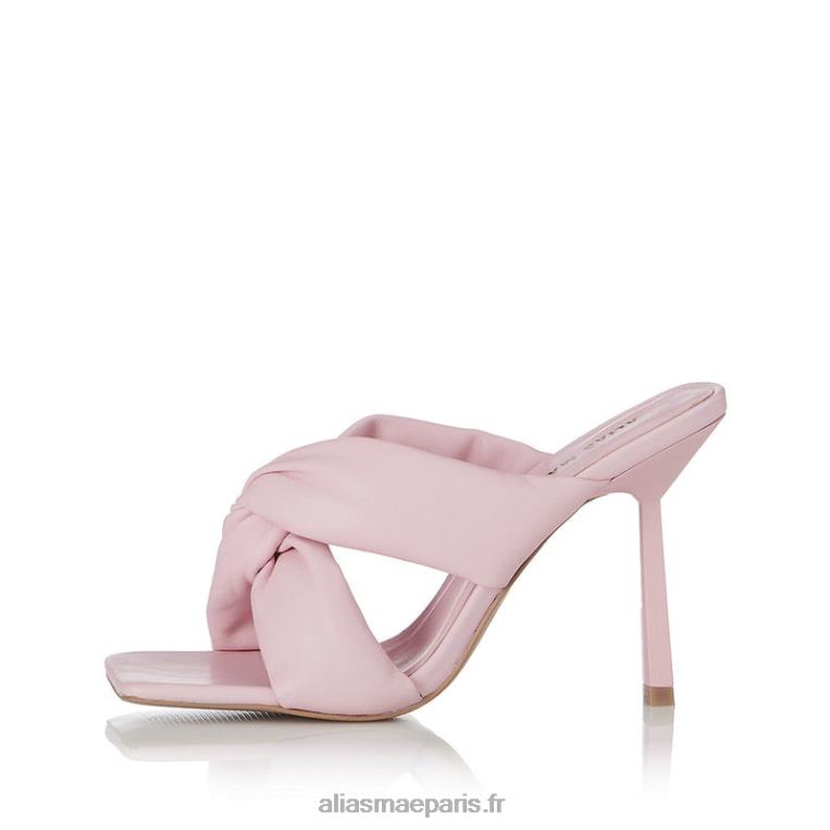 cuir rose pâle cendre Alias Mae RRXNT122