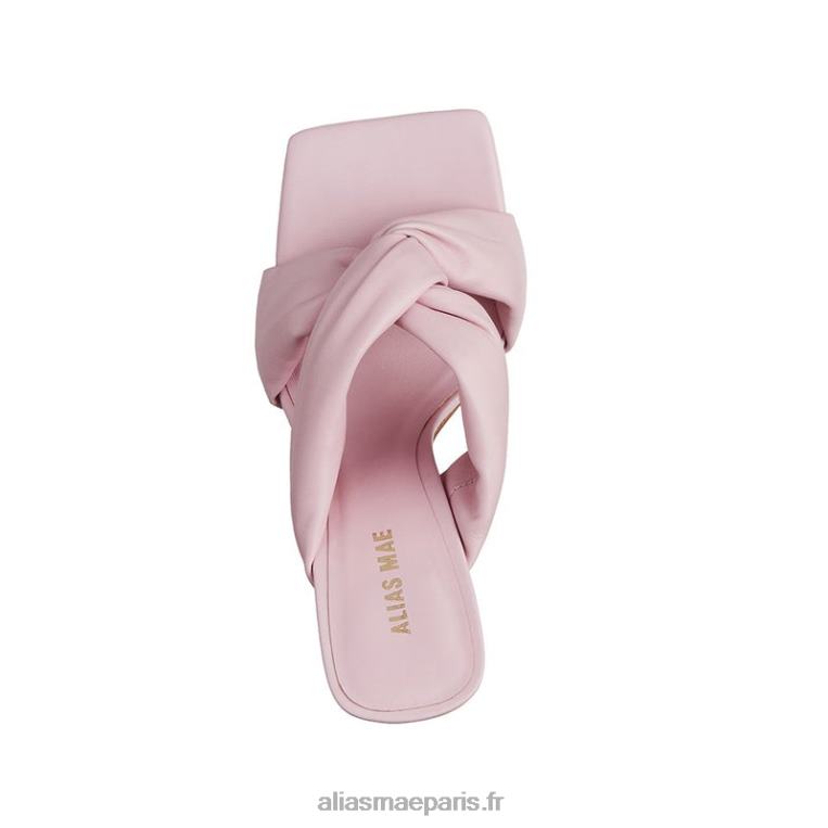 cuir rose pâle cendre Alias Mae RRXNT122