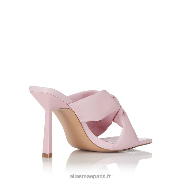 cuir rose pâle cendre Alias Mae RRXNT122