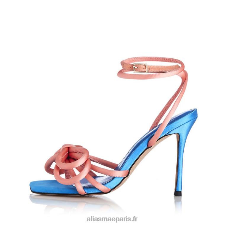 satin bleu miette Alias Mae RRXNT54