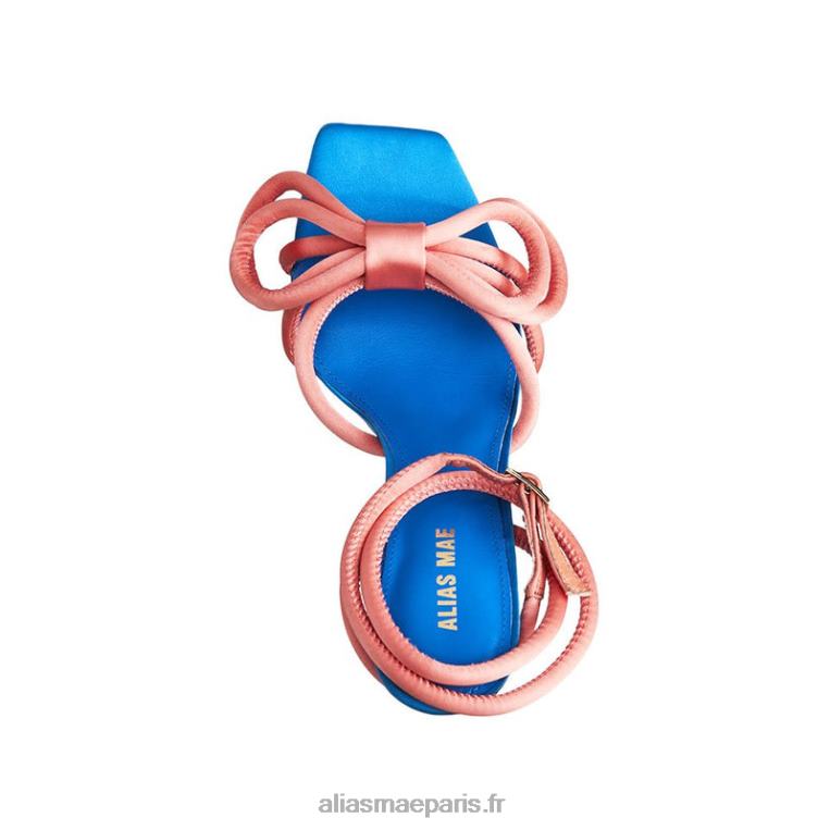 satin bleu miette Alias Mae RRXNT54