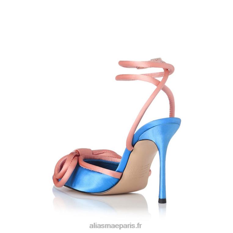satin bleu noeud papillon Alias Mae RRXNT66