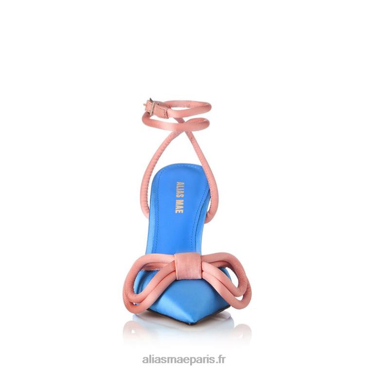 satin bleu noeud papillon Alias Mae RRXNT66