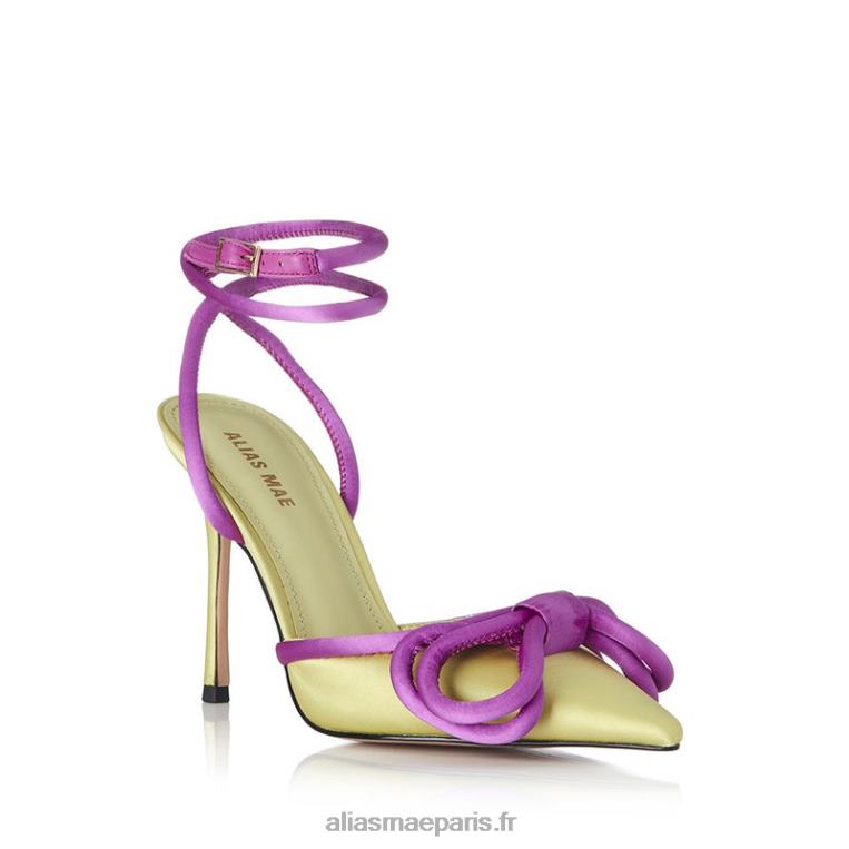 satin citrine noeud papillon Alias Mae RRXNT69