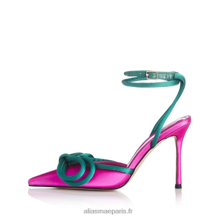 satin rose noeud papillon Alias Mae RRXNT71